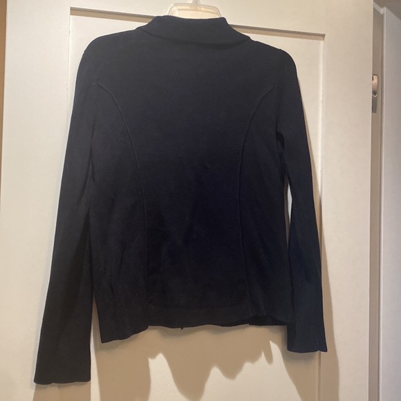 Jones of New York cardigan. Black. Size M - Picture 6 of 7
